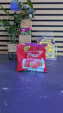 Gelatina sabor a fresa